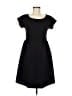 J.Crew Solid Black Casual Dress Size 6 - photo 1