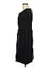 J.Crew Solid Black Casual Dress Size 6 - photo 5