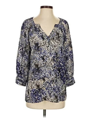Shoshanna 3/4 Sleeve Silk Top (view 1)