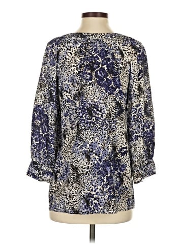 Shoshanna 3/4 Sleeve Silk Top (view 2)