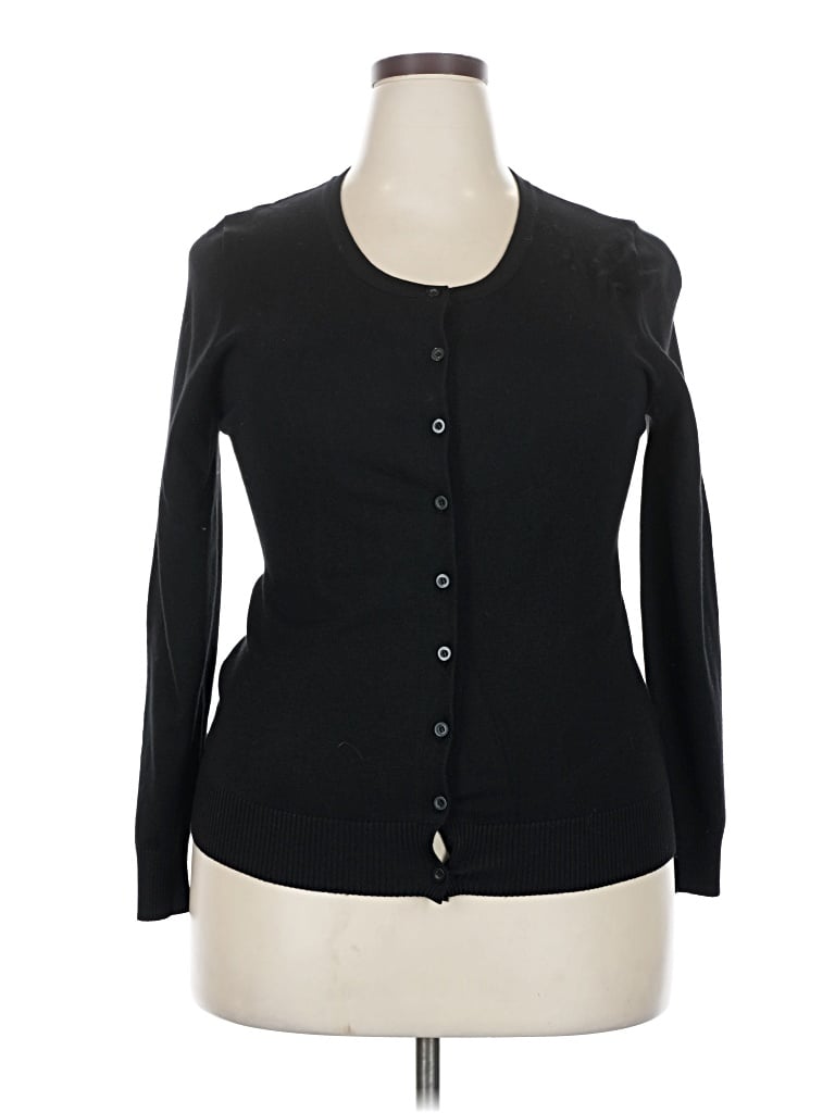 Pre-owned Cielo Cardigan Sweater In Black