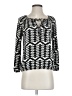Ella Moss Black 3/4 Sleeve Blouse Size S - photo 1