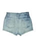 Carmar 100% Cotton Chevron-herringbone Blue Denim Shorts Size 24 waist - photo 2