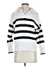 Zeagoo 100% Polyester Stripes White Pullover Sweater Size S - photo 1