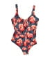 Unbranded Print Blue One Piece Swimsuit Size S (estimated) - photo 1