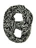D&Y 100% Polyester Gray Black Scarf One size - photo 1