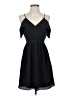 Madewell 100% Polyester Solid Black Cocktail Dress Size 00 - photo 1