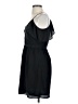 Madewell 100% Polyester Solid Black Cocktail Dress Size 00 - photo 5