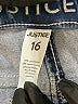 Justice Solid Blue Jeans Size 16 - photo 3