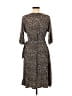 Georgie Animal Print Brown Gray Casual Dress Size M - photo 2