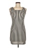 Assorted Brands Stripes Ivory Casual Dress Size M - photo 1
