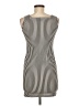 Assorted Brands Stripes Ivory Casual Dress Size M - photo 2