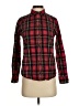 L.L.Bean 100% Cotton Plaid Red Long Sleeve Button-Down Shirt Size XXS - photo 1