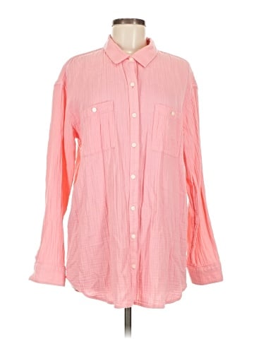Caslon Long Sleeve Button-Down Shirt (view 1)