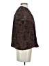 Tucker 100% Silk Brown Short Sleeve Silk Top Size P (petite) - photo 4