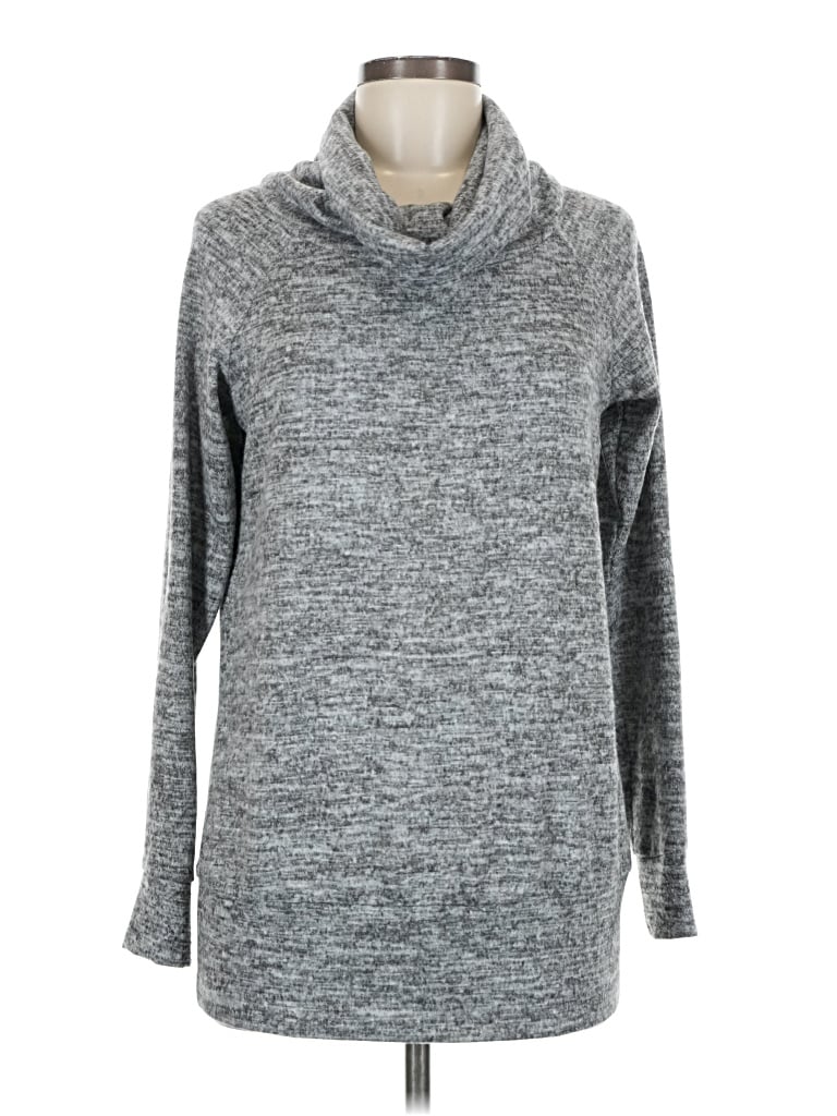 Pre-owned Perseption Concept Turtleneck Sweater In Gray
