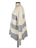 She + Sky 100% Polyester Stripes Gray Pullover Sweater Size S - photo 5
