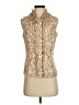 Etcetera Gold Sleeveless Blouse Size 4 - photo 1