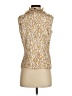 Etcetera Gold Sleeveless Blouse Size 4 - photo 2