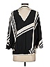 Drew 100% Polyester Black 3/4 Sleeve Blouse Size XS - photo 2