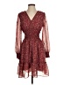 Max Studio Paisley Burgundy Casual Dress Size S - photo 1