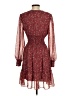 Max Studio Paisley Burgundy Casual Dress Size S - photo 2