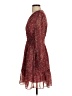 Max Studio Paisley Burgundy Casual Dress Size S - photo 5