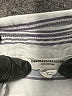 BeachLunchLounge Stripes Gray White Short Sleeve Blouse Size XS - photo 7