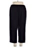 Tianello Solid Black Casual Pants Size XL - photo 2