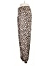 H:ours Animal Print Brown Casual Pants Size S - photo 5