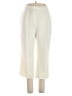 Tahari by ASL 100% Polyester Solid Ivory Casual Pants Size 14 (estimated) - photo 1