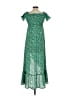 Lulus 100% Polyester Paisley Green Casual Dress Size XS - photo 2