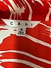 CAbi 100% Polyester Print Orange Casual Dress Size S - photo 7