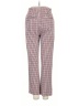Free People Checkered-gingham Red Casual Pants Size 4 - photo 2