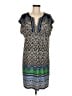 Laundry by Shelli Segal Print Blue Casual Dress Size M - photo 1