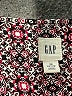 Gap 100% Rayon Paisley Burgundy Romper Size XS - photo 4