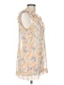 CAbi 100% Polyester Ivory Sleeveless Blouse Size L - photo 4