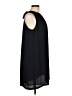 H&M 100% Polyester Solid Black Casual Dress Size 10 - photo 4