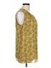 CAbi 100% Polyester Gold Sleeveless Blouse Size L - photo 4