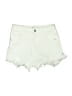 Zara White Denim Shorts Size 2 - photo 1