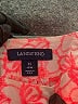 Lands' End 100% Baumwolle Pink 3/4 Sleeve Blouse Size 11 - photo 7