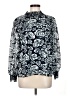 J.Crew 100% Polyester Paisley Blue Long Sleeve Blouse Size M - photo 1