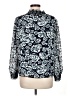 J.Crew 100% Polyester Paisley Blue Long Sleeve Blouse Size M - photo 2