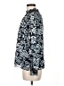 J.Crew 100% Polyester Paisley Blue Long Sleeve Blouse Size M - photo 5