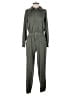Stateside 100% Rayon Solid Green Jumpsuit Size S - photo 1