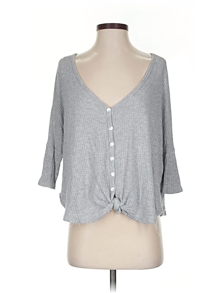 Pre-owned Mts Cardigan Sweater In Gray