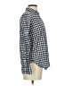 J.Crew Checkered-gingham Blue Long Sleeve Button-Down Shirt Size 00 - photo 4