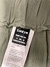 Shein Solid Green Shorts Size 4 - photo 3