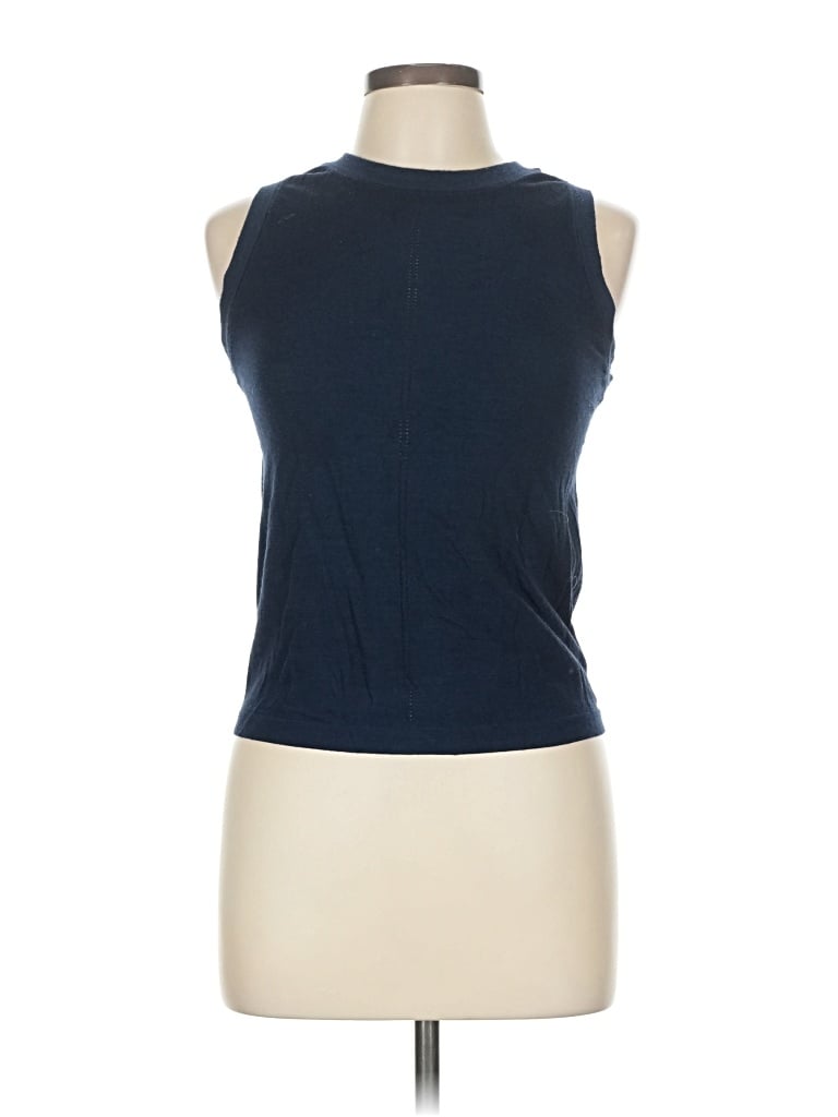 Pre-owned Athleta Sleeveless T-shirt In Blue