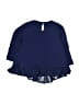 First Impressions 100% Polyester Blue 3/4 Sleeve Blouse 9-12 MO / 12 MO - photo 2